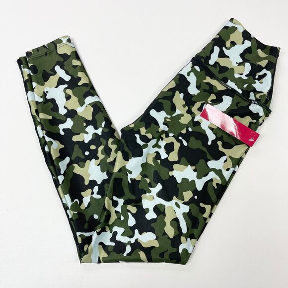 Carbon Pants - Carbon38 Camouflage 7/8‎ Leggings Womens XXSmall Activewear Gym Yoga Athlesiure
